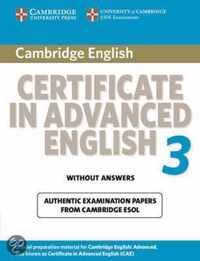 Cambridge Certificate In Advanced English 3 For Updated Exam