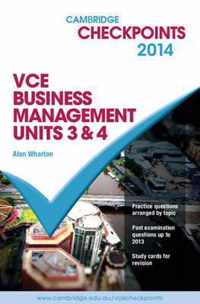 Cambridge Checkpoints VCE Business Management Units 3 and 4 2014