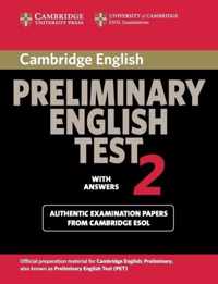 Cambridge Preliminary English Test 2 Student'S Book With Ans