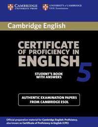 Cambridge Certificate Of Proficiency In English 5 Student'S