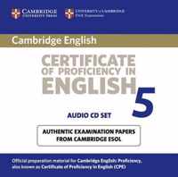 Cambridge Certificate Of Proficiency In English 5 Audio Cd Set (2 Cds)