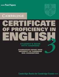 Cambridge Certificate Of Proficiency In English 3 Self Study Pack With Answers