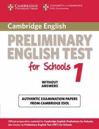 Cambridge Preliminary English Test For Schools 1 Student'S B