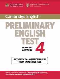 Cambridge Preliminary English Test 4 Student'S Book