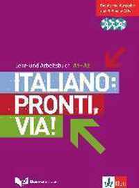 Italiano: Pronti, via!. Lehr- und Arbeitsbuch mit 3 Audio-CD's. A1-A2