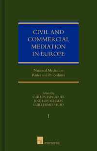 Civil and Commercial Mediation in Europe