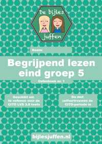 Oefenboek - CITO - begrijpend lezen - eind groep 5 - deel 1 - basisonderwijs - de bijlesjuffen - oefenen - citotoets - LVS - kinderen - boeken - leren - lezen - school - werkboek