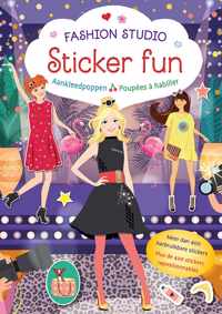 Fashion Studio Sticker Fun  Aankleedpoppen / Fashion Studio Sticker Fun  Poupées à habiller