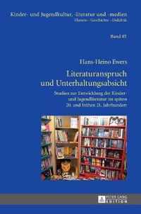 Literaturanspruch und Unterhaltungsabsicht