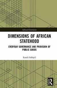 Dimensions of African Statehood