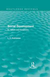 Social Development (Routledge Revivals)
