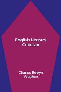 English literary criticism