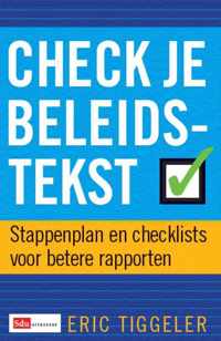 Check je beleidstekst