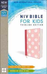 NIV, Bible for Kids, Cloth over Board, Pink, Red Letter, Comfort Print