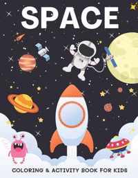 Space Coloring & Activity Book for Kids
