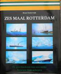 boek : zes maal Rotterdam, door Bram Oosterwijk.