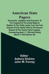 American State Papers; Documents, Legislative And Executive, Of The Congress Of The United States In Relation To The Public Lands, From The First Sess