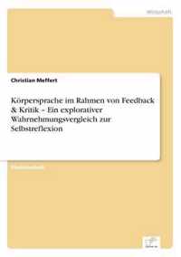 Korpersprache Im Rahmen Von Feedback & Kritik - Ein Explorativer Wahrnehmungsvergleich Zur Selbstreflexion