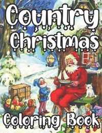 Country Christmas Coloring Book