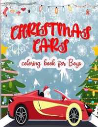 Christmas Cars coloring book for boys