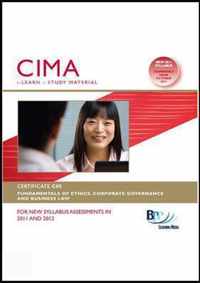 CIMA - Fundamentals of Ethics, Corporate Governance and Business Law
