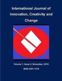 International Journal of Innovation, Creativity and CHange, Volume 1, Issue 2, November 2013