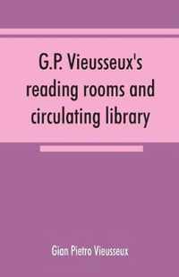 G.P. Vieusseux's reading rooms and circulating library; catalogue of the English books