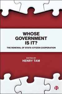 Whose government is it The renewal of statecitizen cooperation