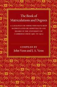 The Book of Matriculations and Degrees