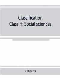 Classification. Class H