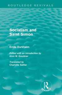 Socialism and Saint-Simon (Routledge Revivals)