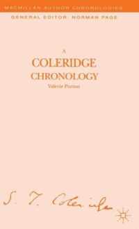 A Coleridge Chronology