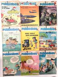 Robbedoes Weekbladen - 9 stuks - 1968 en 1969