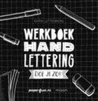 Werkboek Handlettering Doe Je Zo! + Handlettering Oefenblok A4 Formaat   + 2 x Tombow Fudenosuke Brush Pennen