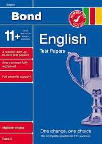 Bond 11+ Test Papers English Multiple Choice Pack 2