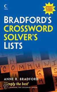 Collins Bradford's Crossword Solver's Lists