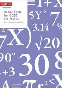 Recall Tests for GCSE 91 Maths KS3 knowledge retrieval Collins Tests  Assessment