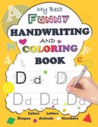 My Best Funny Handwriting and Coloring Book
