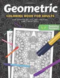 Geometric Coloring Book For Adults