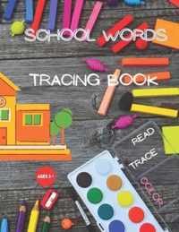 School Words Tracing Book