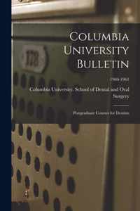Columbia University Bulletin