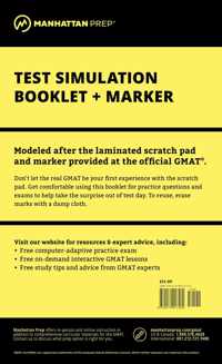 Manhattan GMAT Test Simulation Booklet