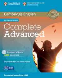 Complete Adv - second edition student's book+answers+cd-rom+