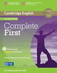 Complete First - second edition wb without answers + audio-c