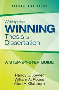 Writing Winning Thesis Or Dissertation