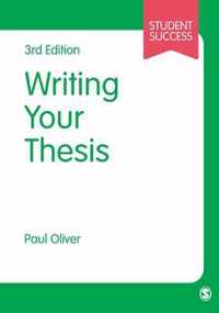 Writing Your Thesis