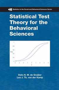 Statistical Test Theory for the Behavioral Sciences