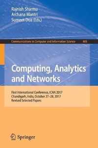 Computing Analytics and Networks