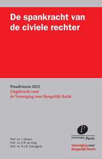 Preadviezen Vereniging voor Burgerlijk Recht  -   De spankracht van de civiele rechter