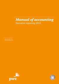 Manual of Accounting Narrative Reporting 2013